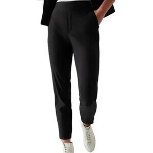 Athleta Brooklyn Ankle Pant Tailored UPF 50+ Featherweight Pockets Black 4